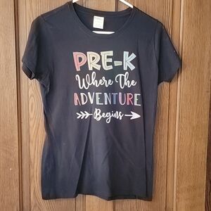 Teacher themed Tee shirt- size sm